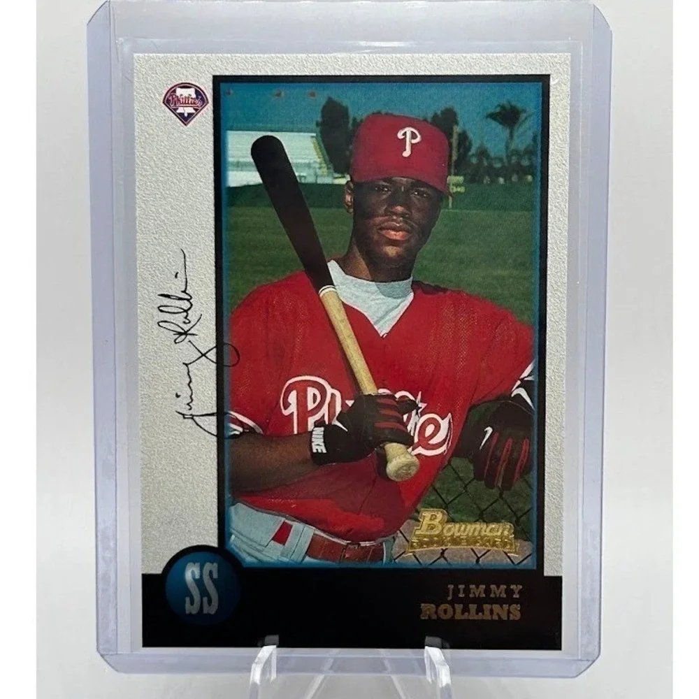 Jimmy Rollins Rookie Card 1998 Bowman #181 MLB Philadelphia Phillies Baseball